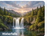 Waterfalls canvas-print collection reference